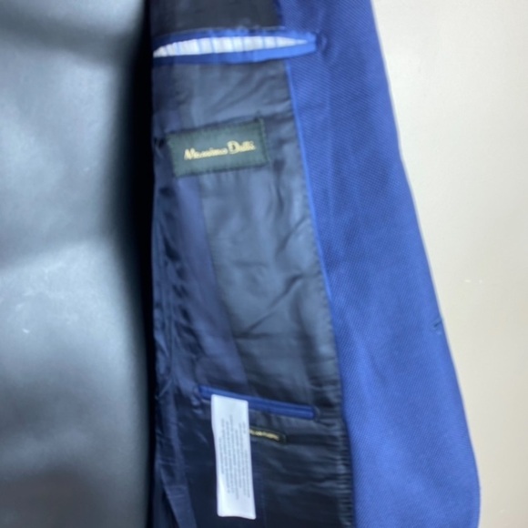 NWT Massimo Dutti Viscose Dark Blue Jacket Size 40 - Picture 5 of 13